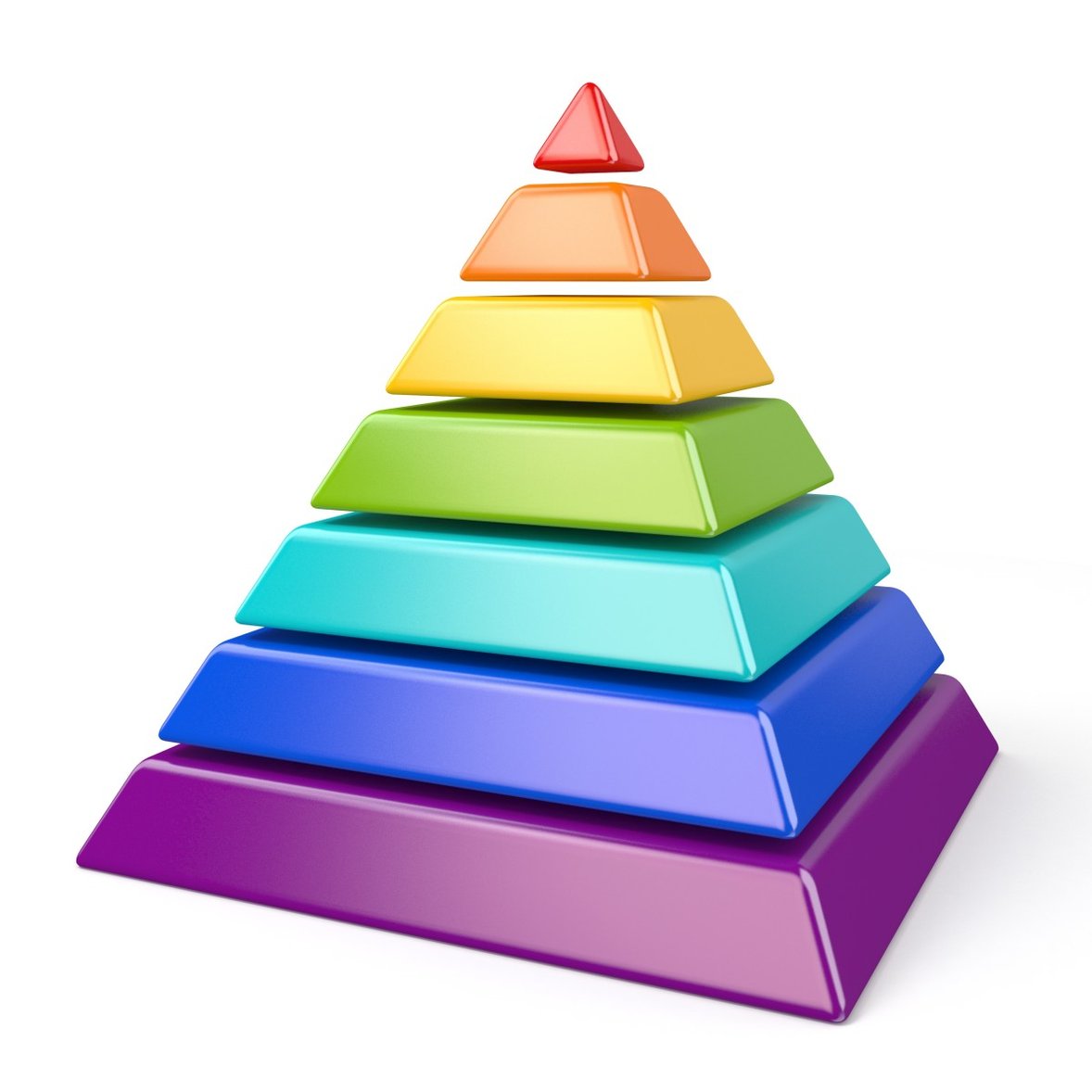 Пирамида из трех уровней