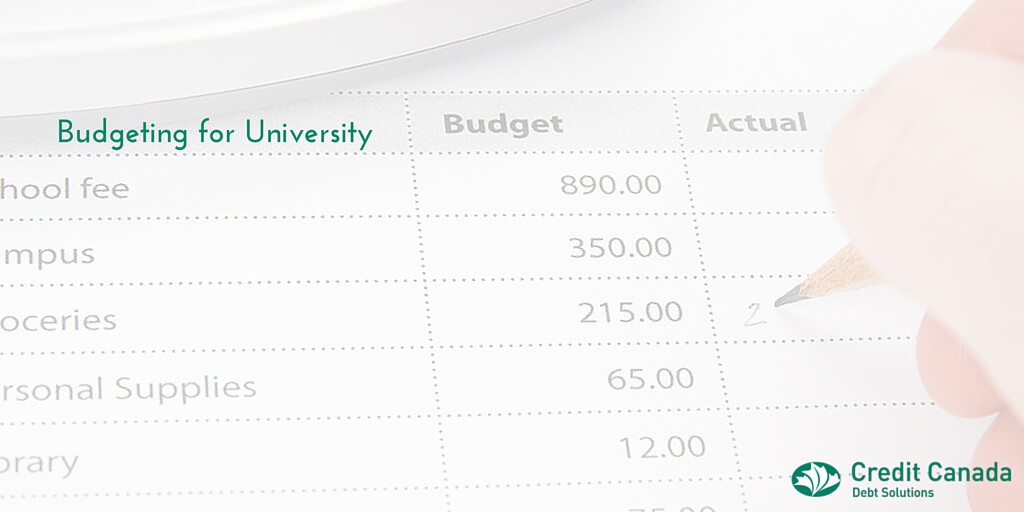 create a university budget