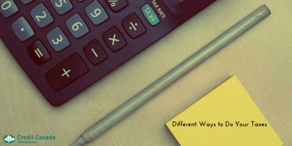 Different Ways to Do Your Taxes